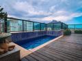  Magnífica COBERTURA - OCEAN FRONT 4 suites  varanda gourmet com churrasqueira piscina toda Decorada 