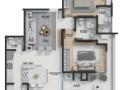 APARTAMENTOS 2 SUÍTES COM 90 E 92M² DE ÁREA PRIVATIVA A 300 METROS DO MAR EM BALNEÁRIO PEREQUÊ - PORTO BELO/SC