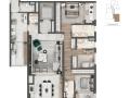 Atmosfera 360º 3 quartos- Brooklin