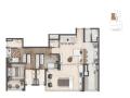 Atmosfera 360º 3 quartos- Brooklin