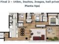 Apto. 143m², 3dorm, 2vagas - jardim paulista