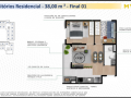 Studios 24m², 1dorm e Aptos. 38m², 2dorm - USP - Cidade Universitária