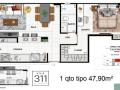 Vila 311 Apartamento 1 e 2 quartos