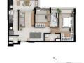 Península | Apartamento de 2 Quartos no Condomínio Be Península com 75m²	